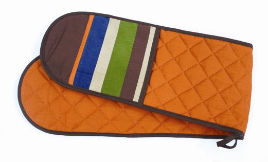 Designer Double Oven Glove (Brown) APPROX £10.99 (FREE UK SHIPPING)