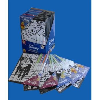 Wholesale Disney Fuzz Art Board w/Markers
