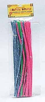 Wholesale 40pc Chenille Craft Stems