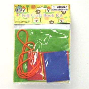 Wholesale 3 asst Felt Craft Book Kit