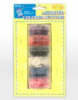 Wholesale 6ASST COLORS BUTTON ACCNT