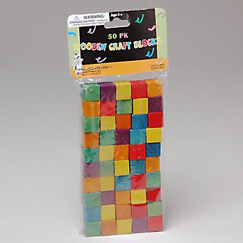 Wholesale Wood Color Mini Craft Blocks