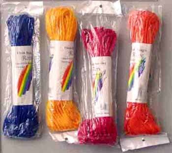 Wholesale 50Ft Cloth Rope Assorted Clrs