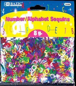 Wholesale BAZIC 8g Number / Alphabet