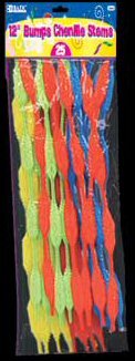Wholesale BAZIC 12" Bumps Chenille Stems (25/Pack)