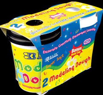 Wholesale BAZIC 5 Oz. Multi Color Modeling Dough (2/Pack)