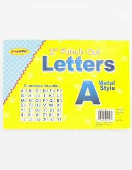 Wholesale Punch Out Letters Blue