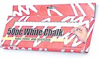 Wholesale 50 Piece White Chalk