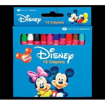 Wholesale DISNEY MICKEY & FRIENDS 12 Color Crayon