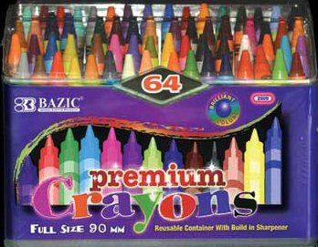 Wholesale BAZIC 64 Count Crayons