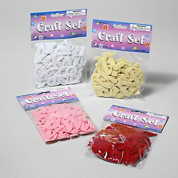 Wholesale Alphabet and Number Felt Stickers