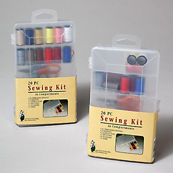 Wholesale 20 Piece Sewing Kit In Compartment Box