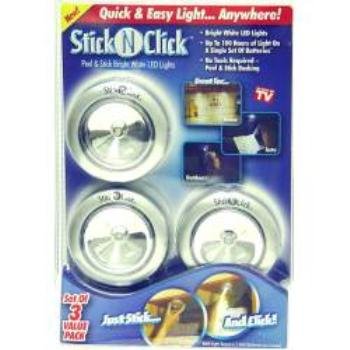 NEW! Wholesale Stick n Click LED Lights