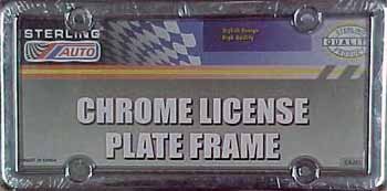 Wholesale Crome License Plate Frame