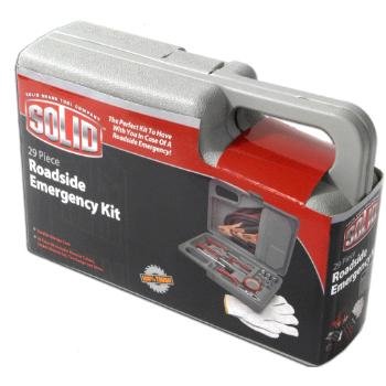 Wholesale Closeouts - Solid 29 Piece Roadside Emergency Kit