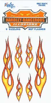 Wholesale Flame Illusion Car Decals