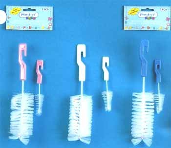 Wholesale 2 Pc Bottle & Brush Set