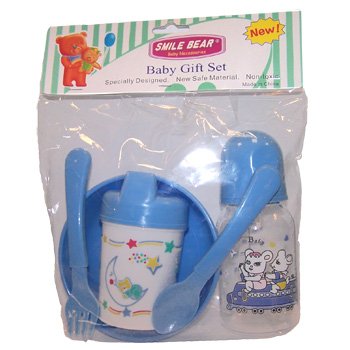 Wholesale 5 Piece Baby Gift Set Asst Colors