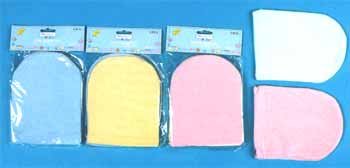 Wholesale 2 Pk Terry Bath Mittens