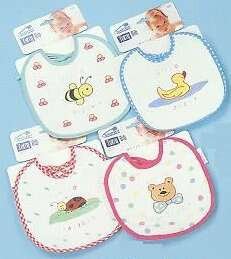 Wholesale Assorted Terry Cotton Bibs