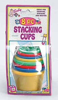 Wholesale Set Of 8 Stacking Baby Cups