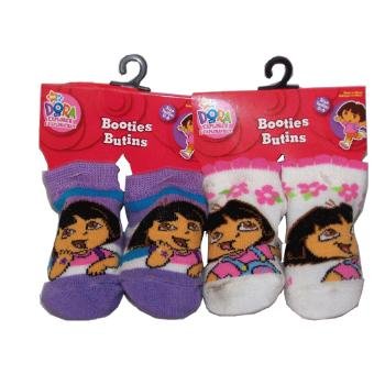Wholesale Closeouts - Dora The Explorer Infant Booties