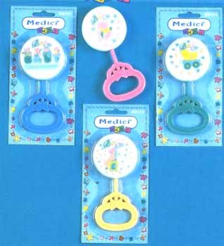Wholesale Jumbo Classic Printed Rattle/Handle