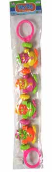 NEW! Wholesale Baby Rattle in PVC 3 Assorted.