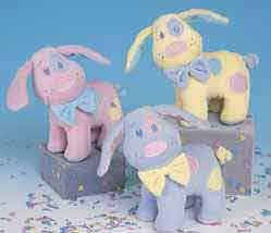 Wholesale Pastel Dogs With Rattle