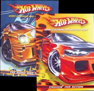 Wholesale HOT WHEELS Giant Coloring & Activity Book