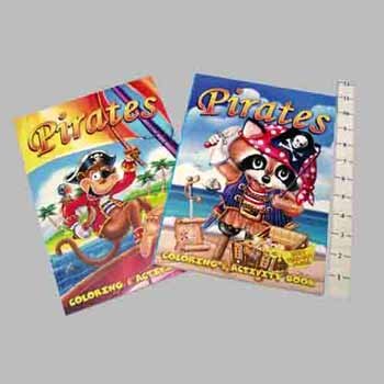 NEW! Wholesale 96 Page Pirate Coloring Book