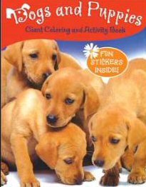 Wholesale DOGS AND PUPPIES Giant Coloring & Activity Book w/