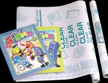 Wholesale 18" X 4.5 Ft. Clear Self Adhesive Book Cover
