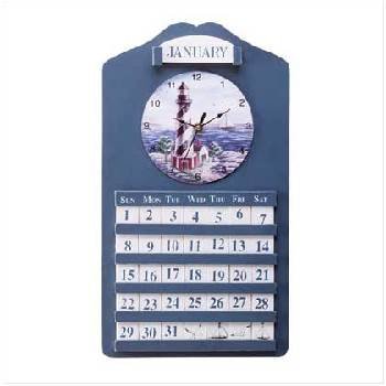 Lighthouse Clock and Perpetual Calendar