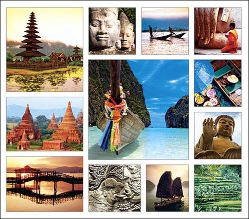 Southeast Asia Calendar with Bonus