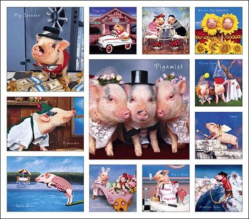 Pigs on Parade Calendar with Bonus