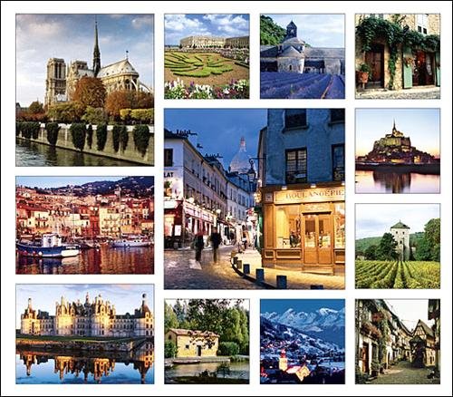 France Calendar with Bonus
