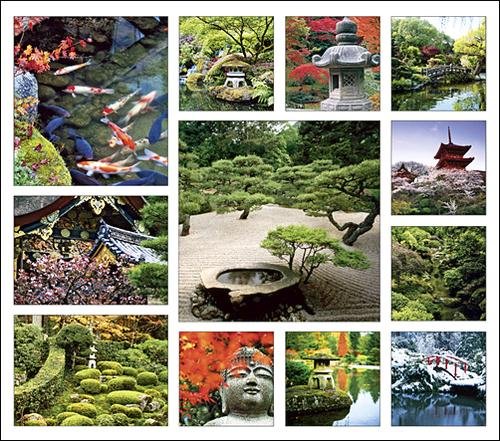 Asian Gardens Calendar with Bonus