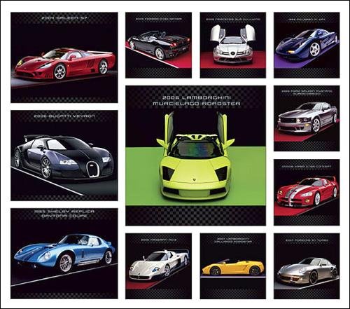 Dream Cars Calendar with Bonus