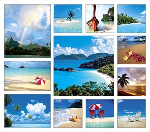 Paradise Calendar with Bonus