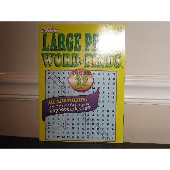 large print word finds