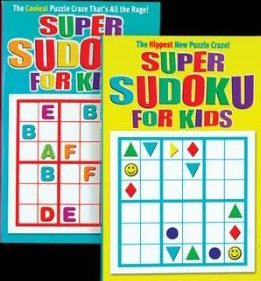 Jumbo 192 Pg. Super Sudoku For Kids Puzzles Book