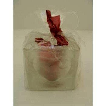 Glass Votive Holder with Candy