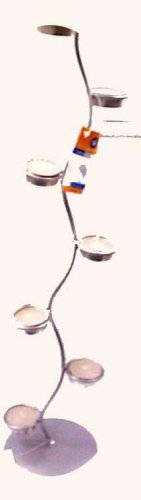 22" Tall Metal Candle Holder