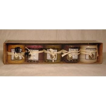 Wholesale 5 Pc 2" x 2" Feng Shui Candle Set HOT SELLER!!