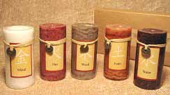 Wholesale 5-Piece Feng Shui Candle Set