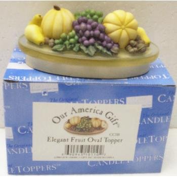 Wholesale 3" Elegant Fruit Oval Candle Topper
