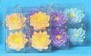 Wholesale 4 pack Floating Flower Candles