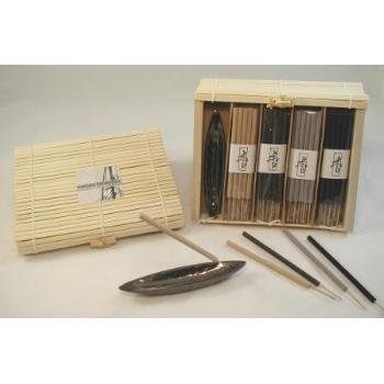 Wholesale 40 Pc Incense Set w/ Holder in Bamboo Box