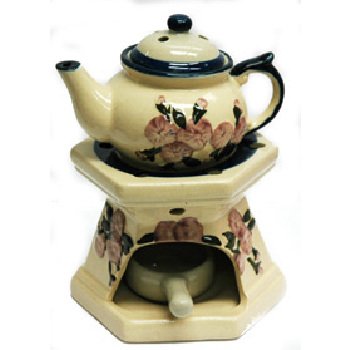 Wholesale Floral Teapot Oil Burner